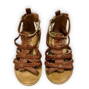 Carter’s | Baby Girl Boho Braided Gladiator Sandals | Toddler Baby Size 6